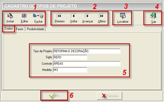 Tipos de Projetos